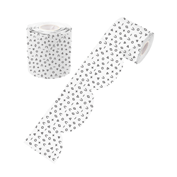 9. B W Patterned Rolled Scalloped Border